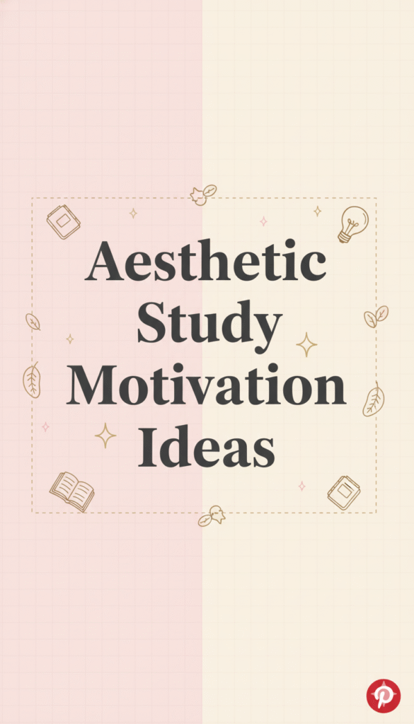aesthetic study motivation ideas