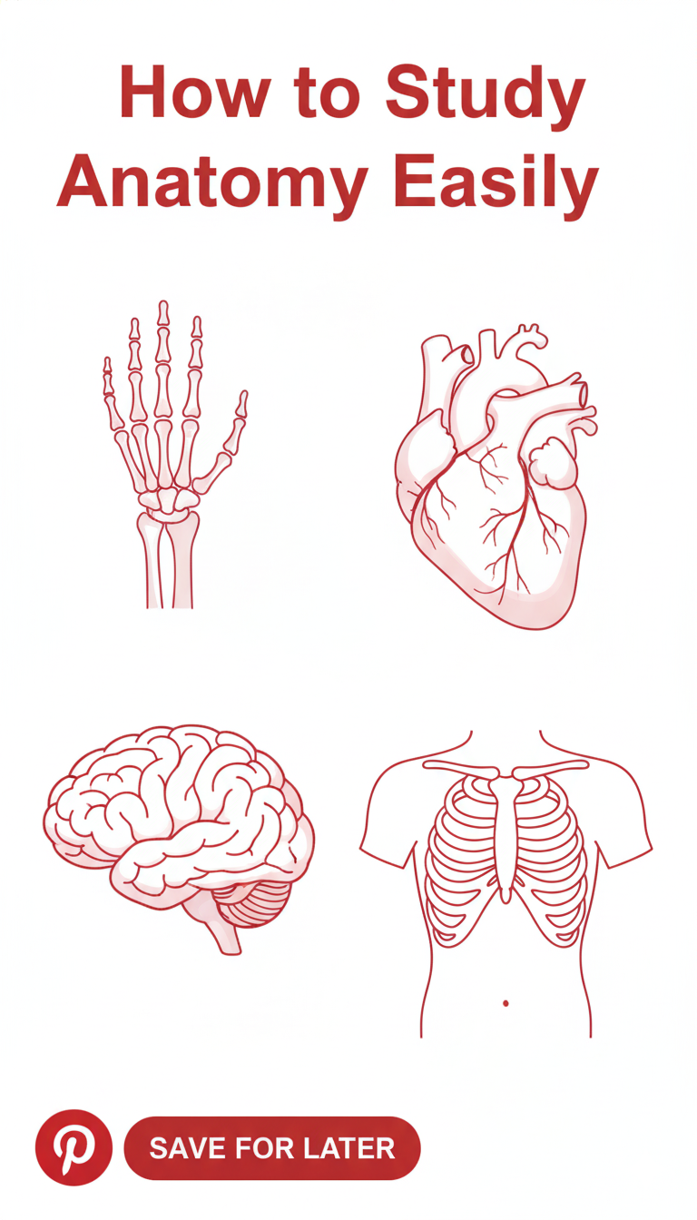 how to study anatomy easily