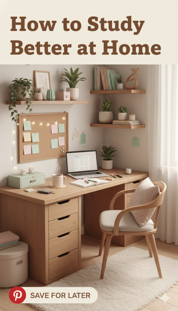 how to study better at home