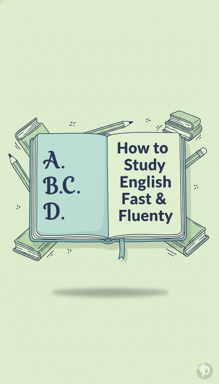how to study english fast & fluently