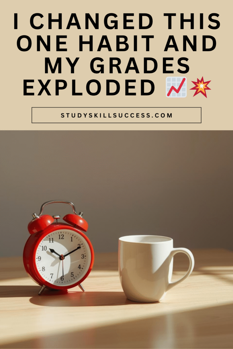 i changed this one habit and my grades exploded 📈💥