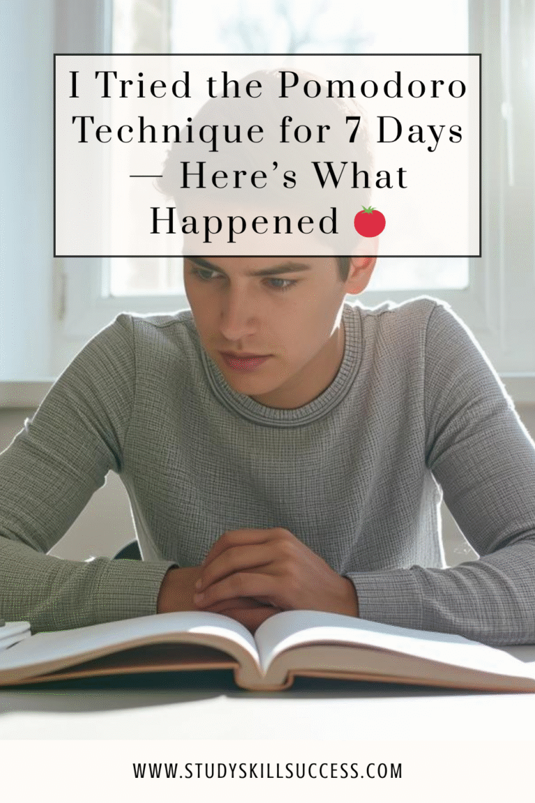 i tried the pomodoro technique for 7 days — here’s what happened 🍅