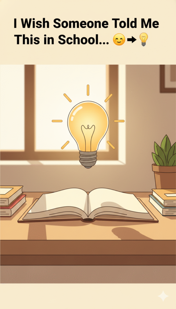 i wish someone told me this in school… 😐➡️💡 (study hack)