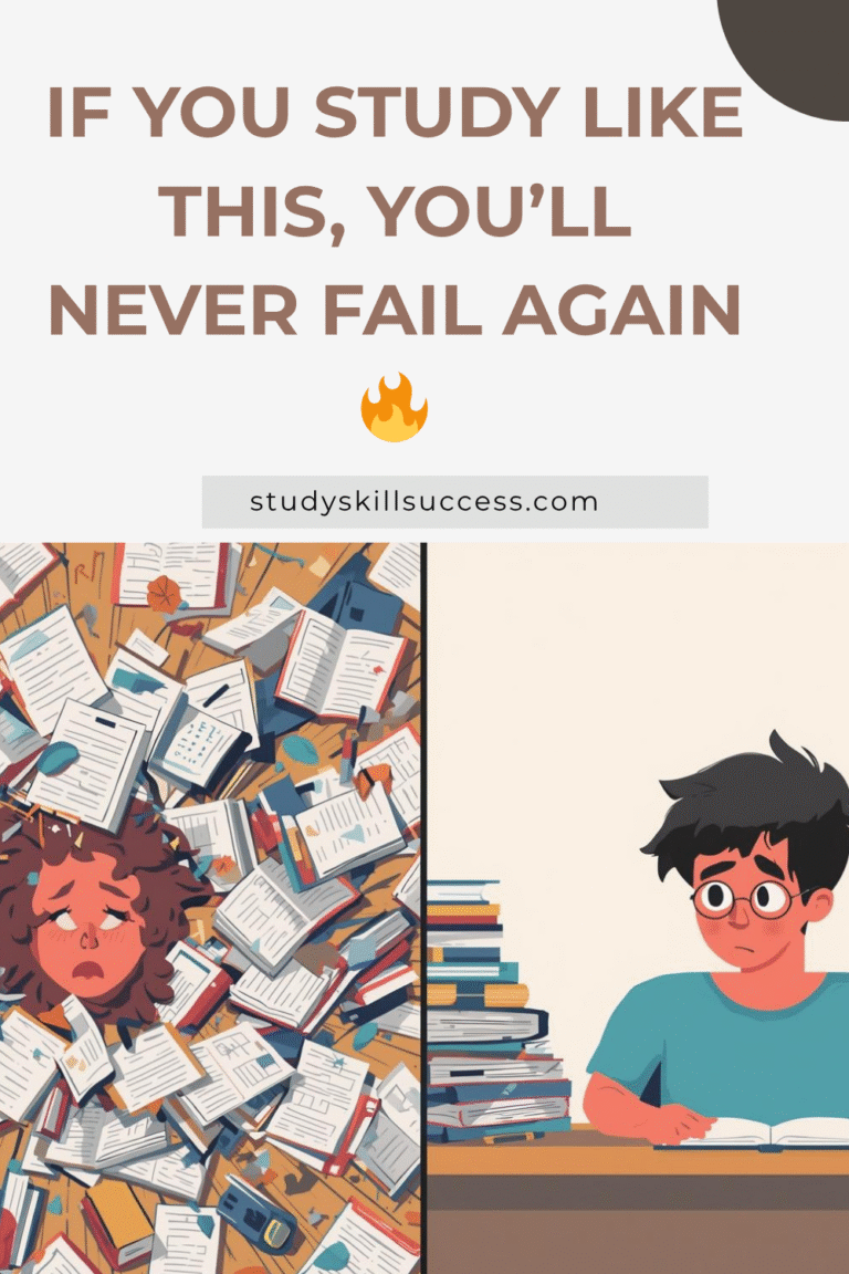 if you study like this, you’ll never fail again 🔥