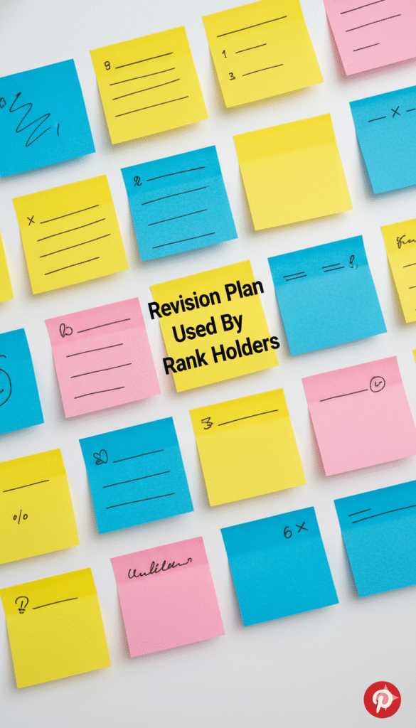 revision plan used by rank holders