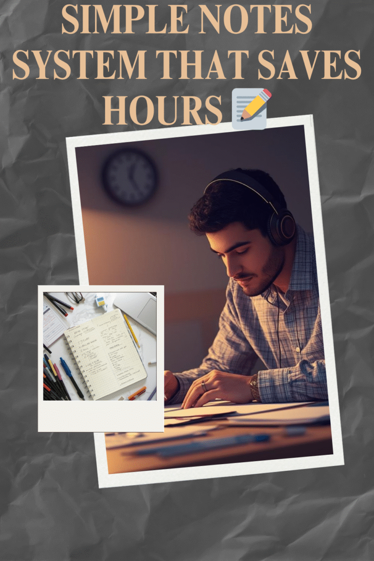 simple notes system that saves hours 📝