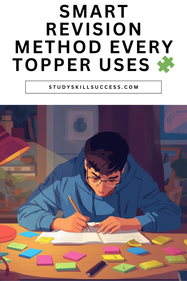smart revision method every topper uses 🧩