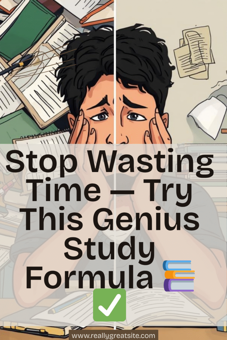 stop wasting time — try this genius study formula 📚✅