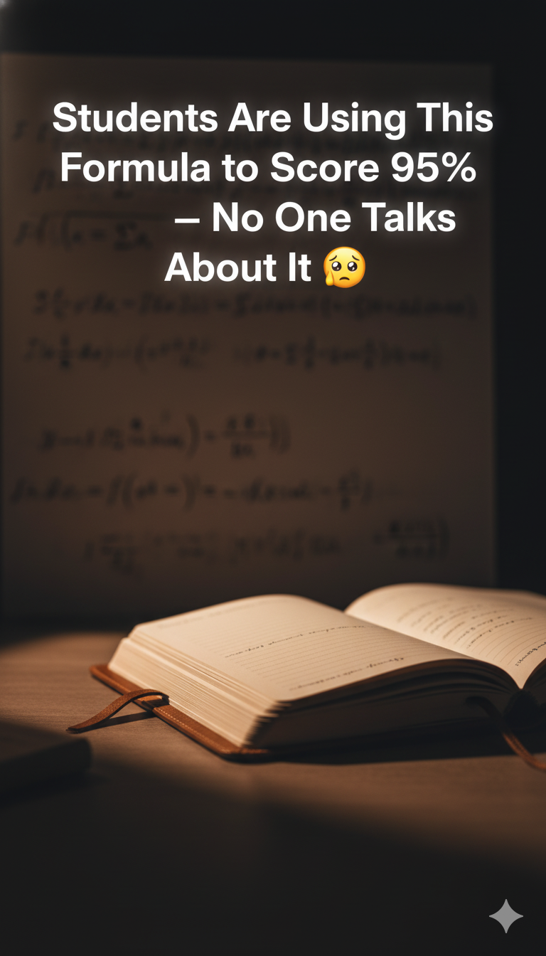 students are using this formula to score 95% — no one talks about it