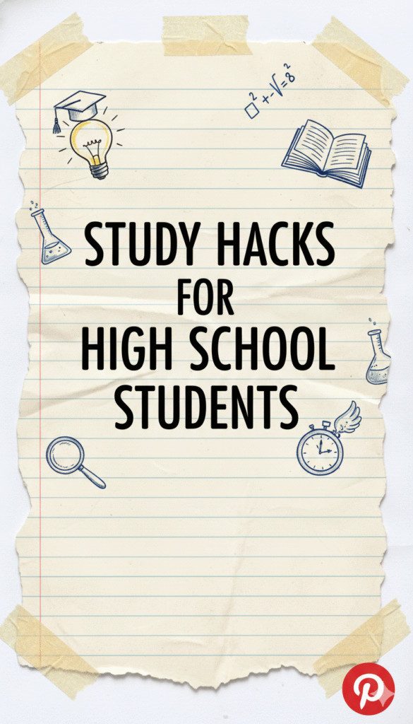 study hacks for high school students