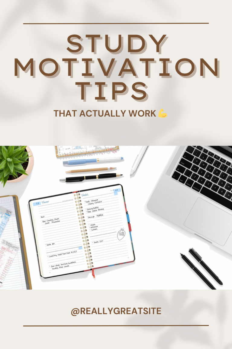 study motivation tips that actually work 💪