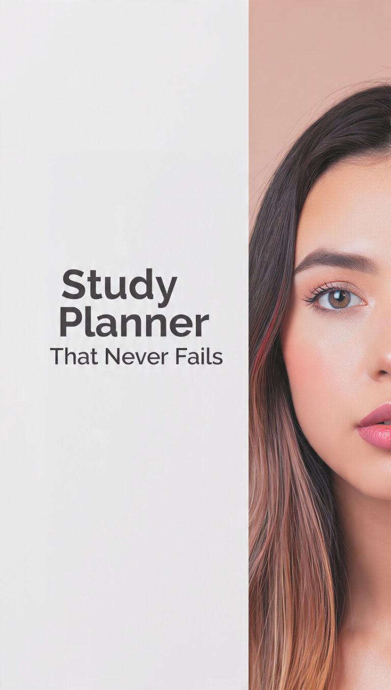 study planner that never fails