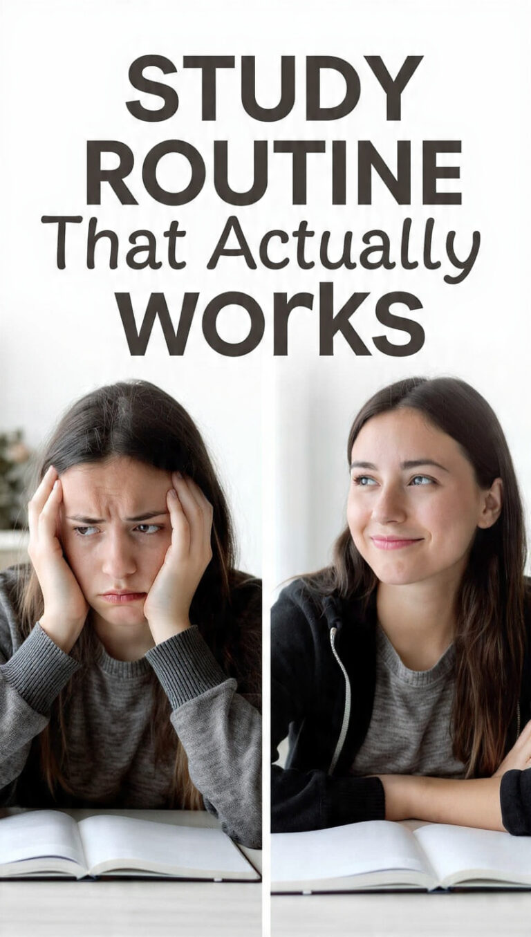 study routine that actually works