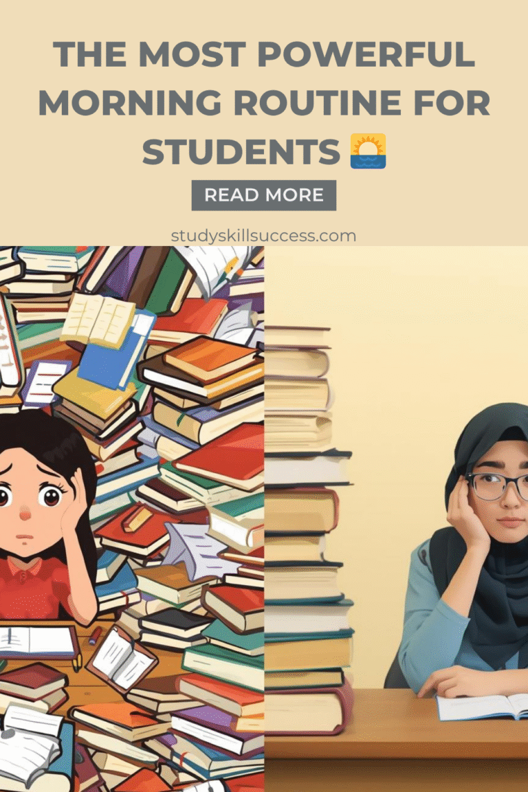 the most powerful morning routine for students 🌅