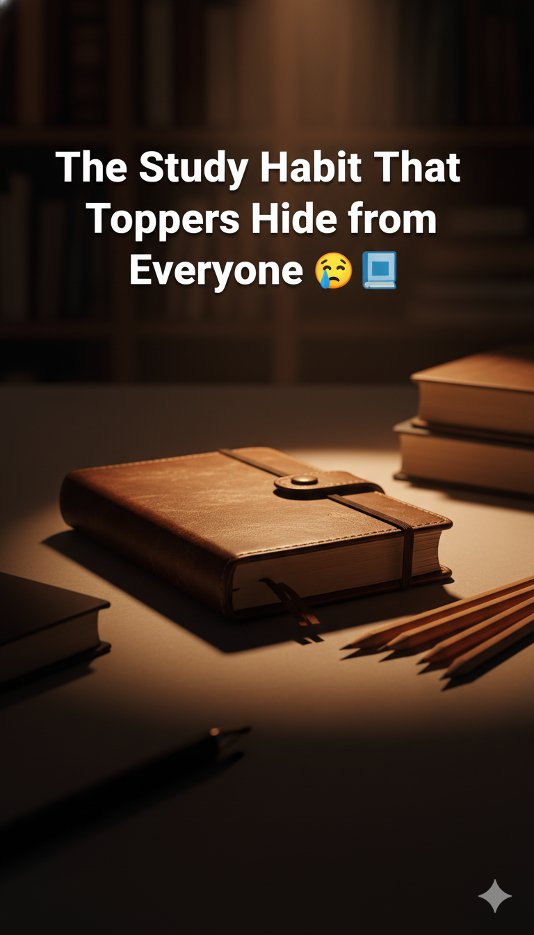 the study habit that toppers hide from everyone 🤐📘