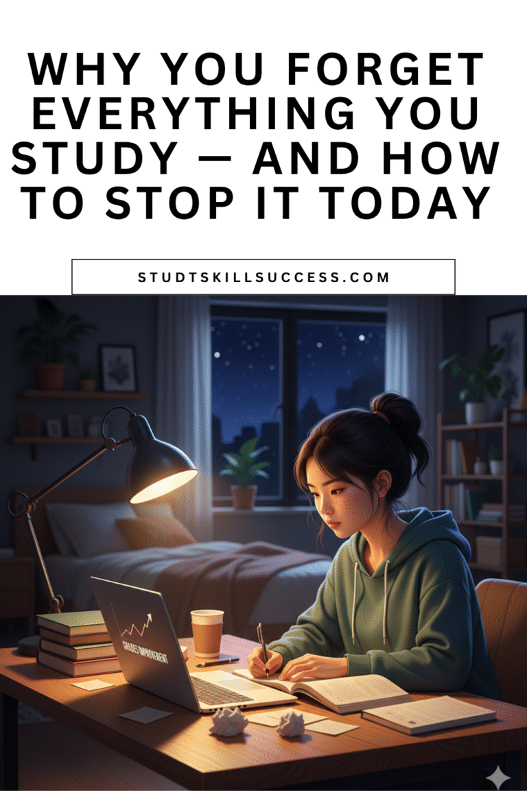 why you forget everything you study — and how to stop it today