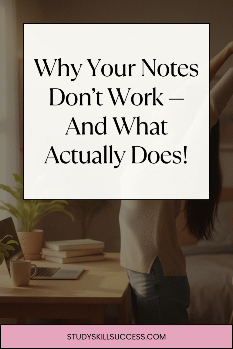 why your notes don’t work — and what actually does!