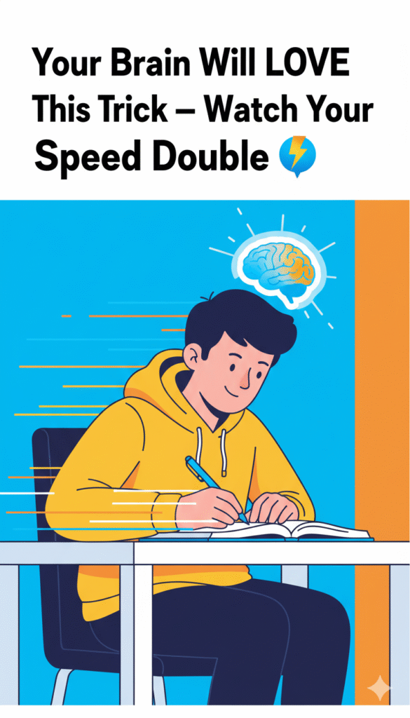 your brain will love this trick — watch your speed double 🧠⚡