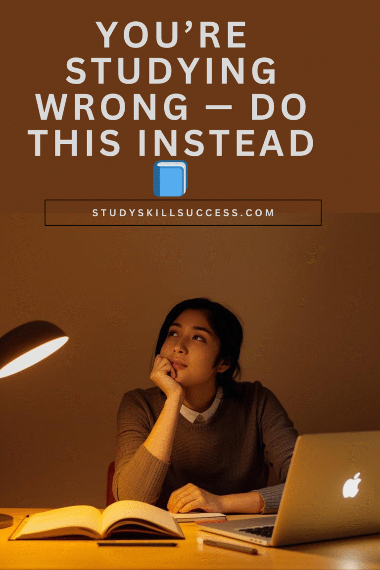 you’re studying wrong — do this instead 📘