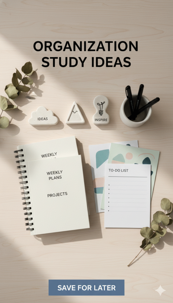 organization study ideas