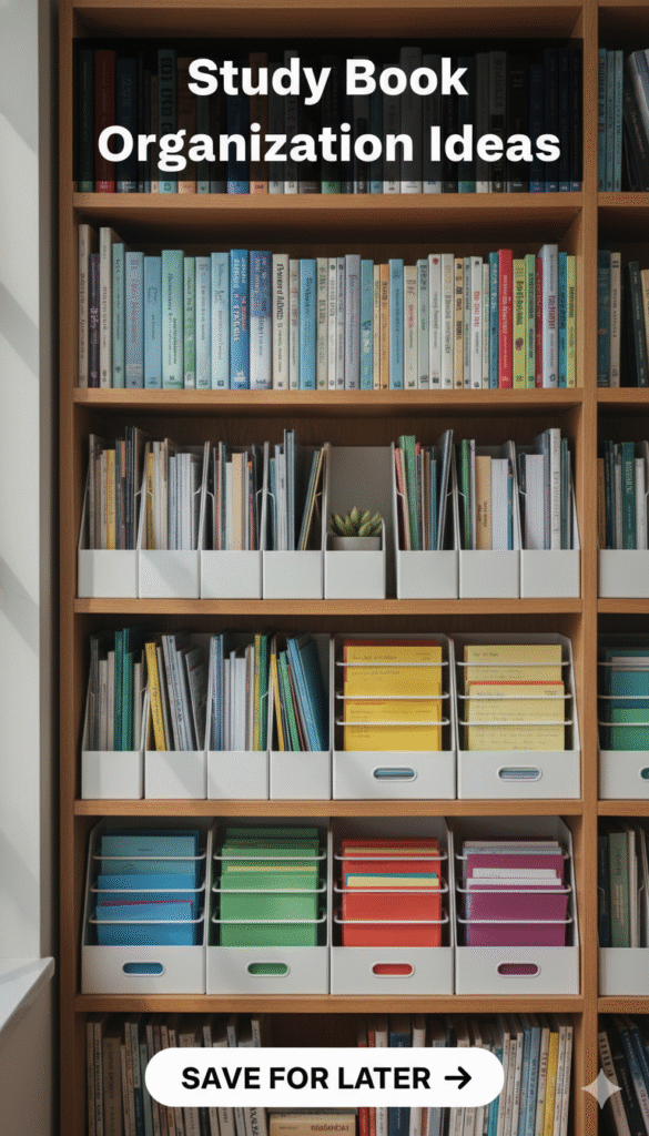 study book organization ideas