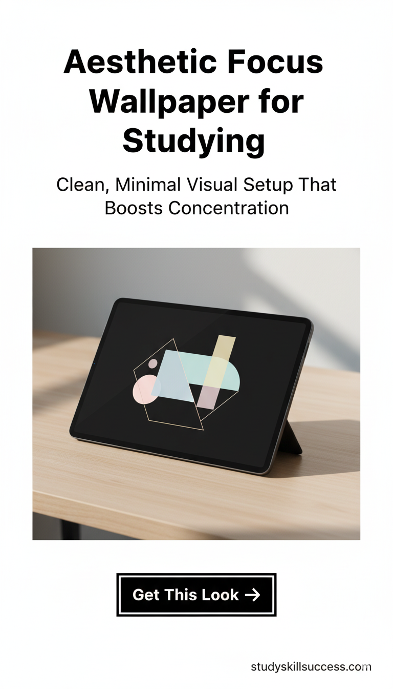 aesthetic focus wallpaper for studying