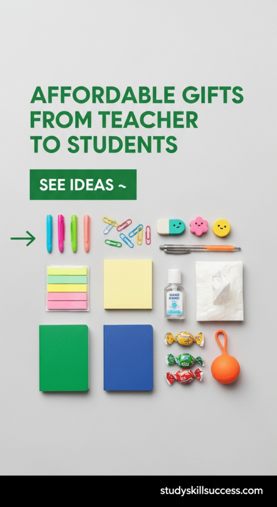 affordable gifts from teacher to students
