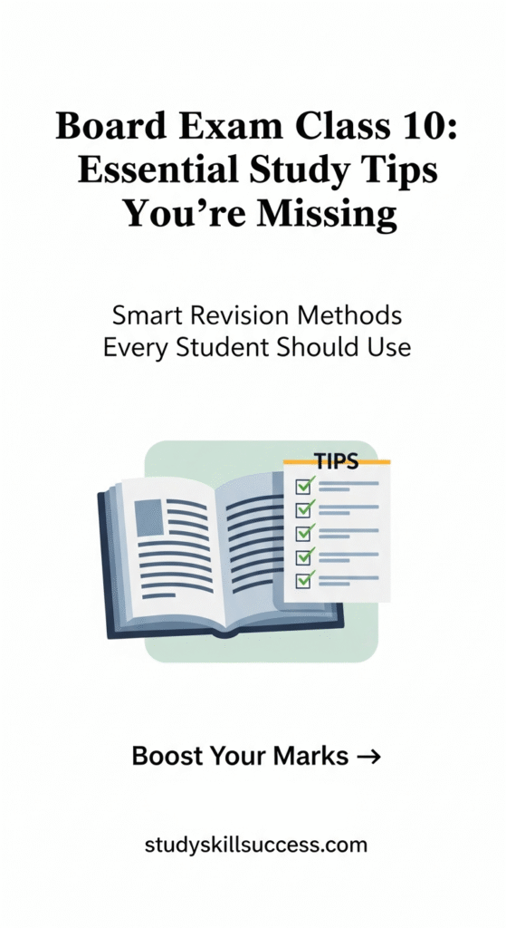 board exam class 10 essential study tips you’re missing