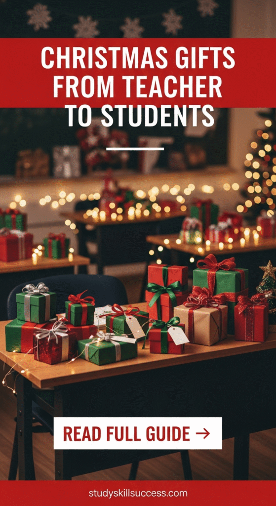 christmas gifts from teacher to students