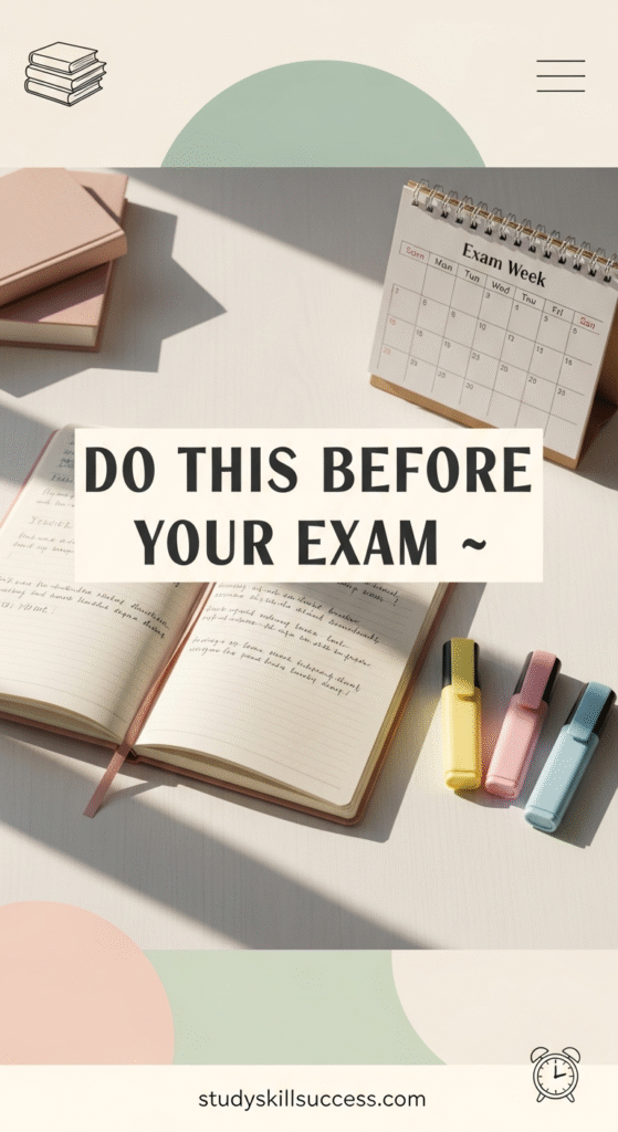 exam near do this one trick