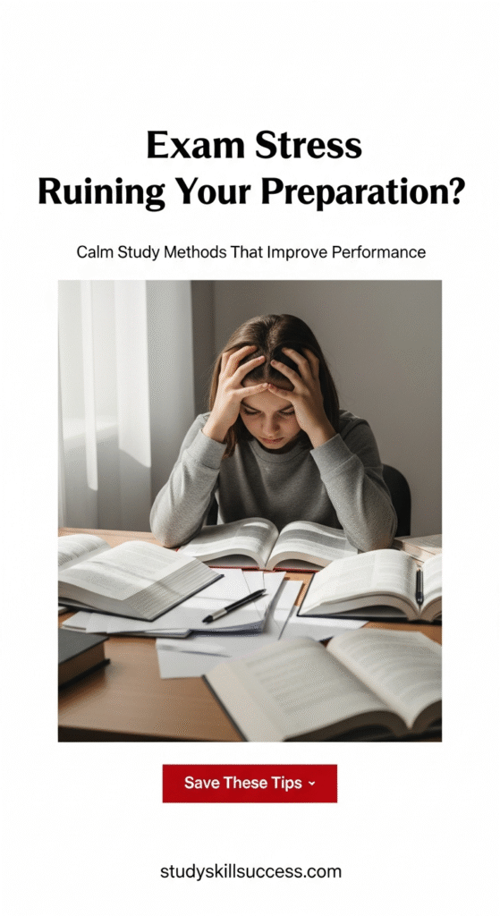 exam stress ruining your preparation