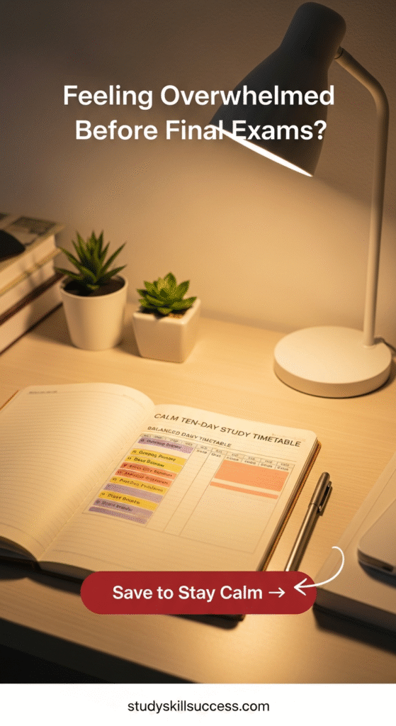 feeling overwhelmed before final exams