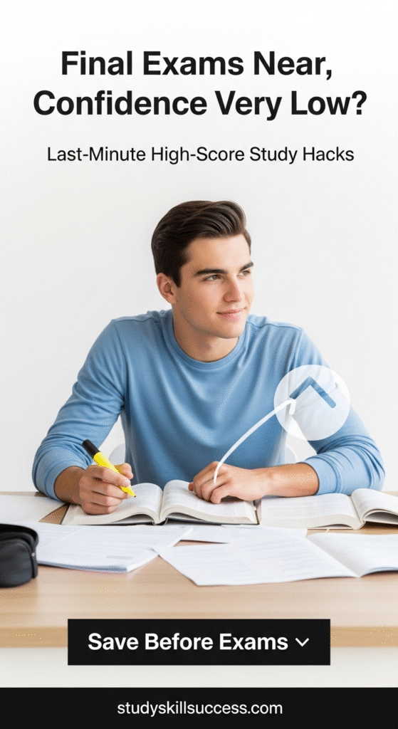 final exams near, confidence very low1