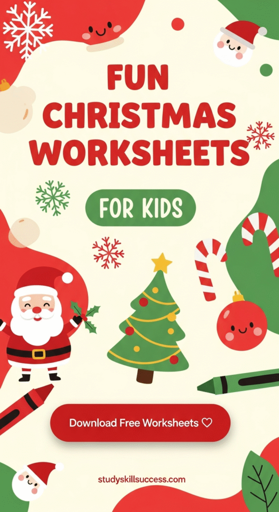 fun christmas worksheets for kids