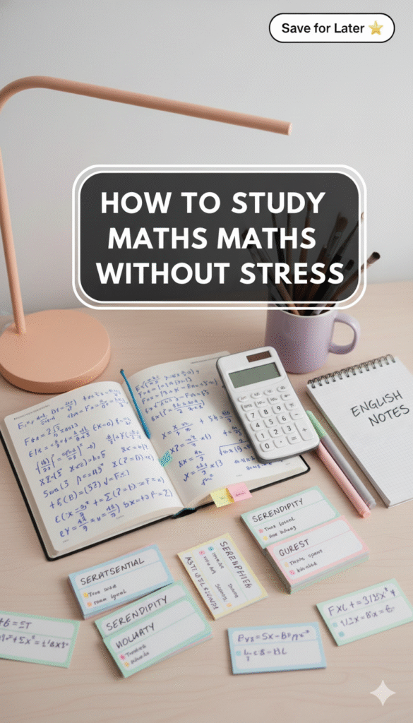 how to study maths without stress