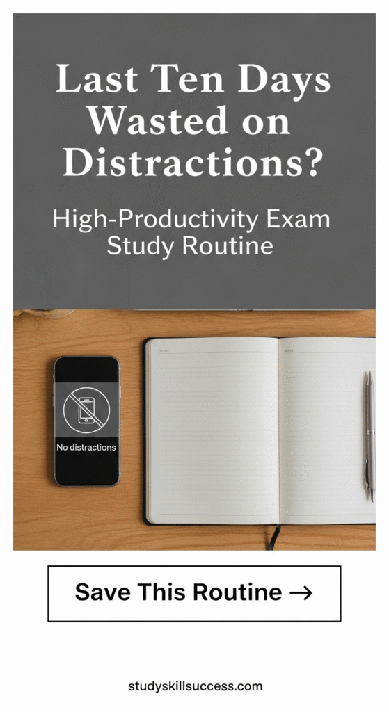 last ten days wasted on distractions