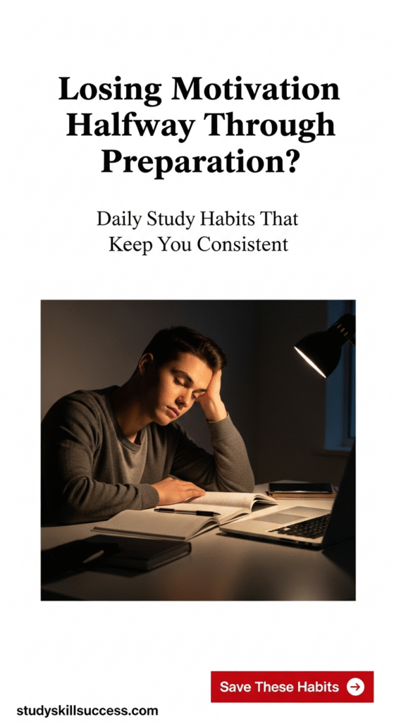 losing motivation halfway through preparation