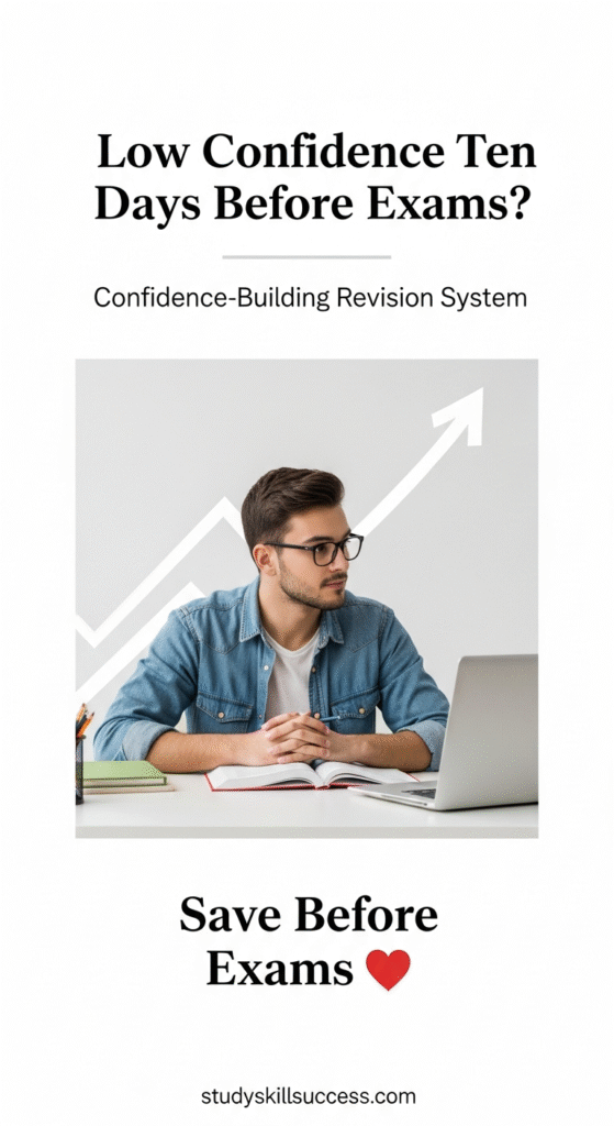 low confidence ten days before exams