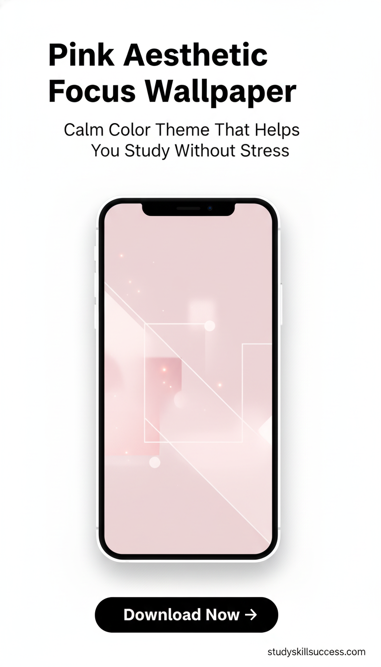 pink aesthetic focus wallpaper