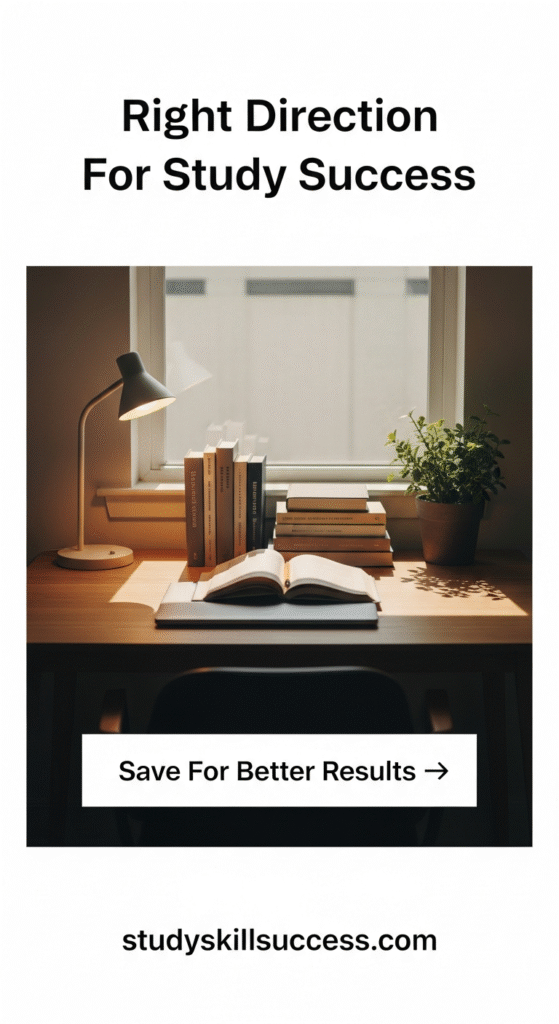 right direction for study success