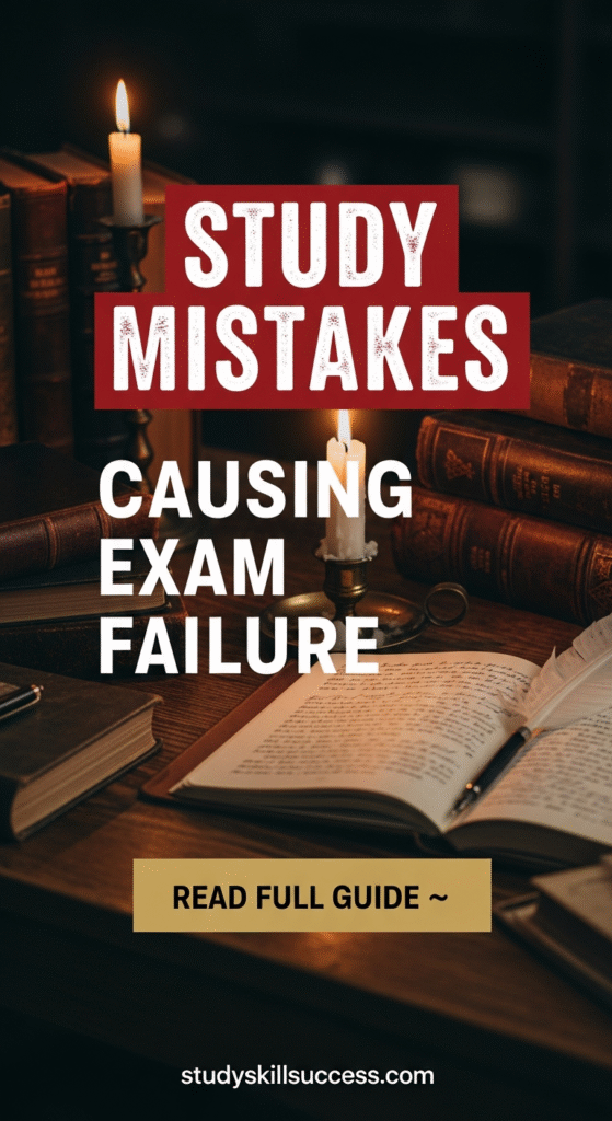 study mistakes causing exam failure