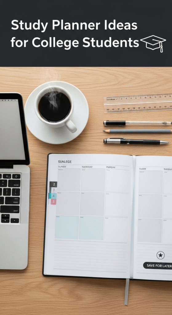 study planner ideas for college students