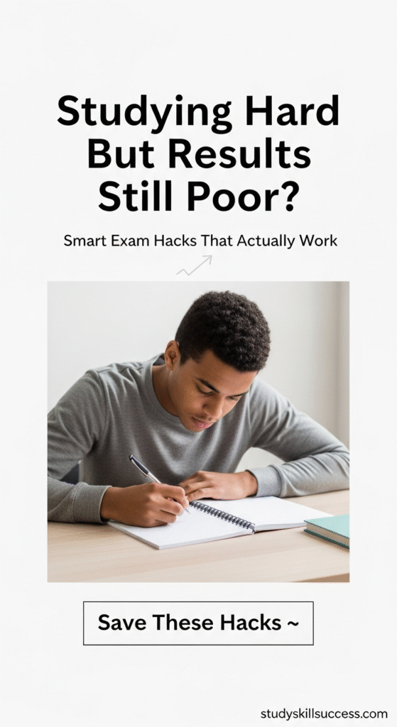 studying hard but results still poor