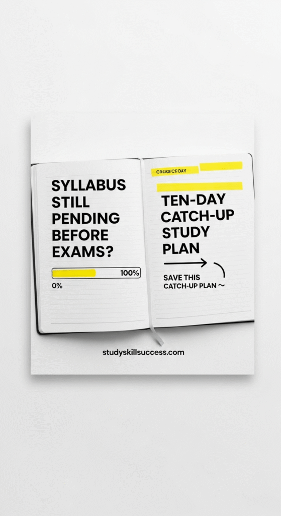 syllabus still pending before exams