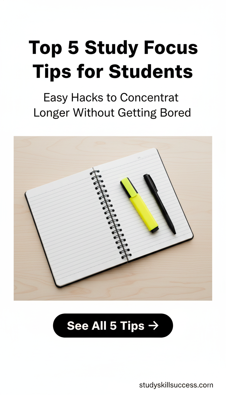 top 5 study focus tips for students (2)