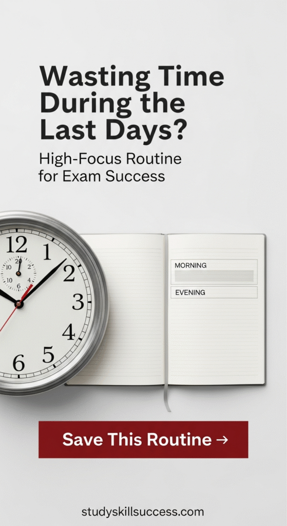 wasting time during last 10 days