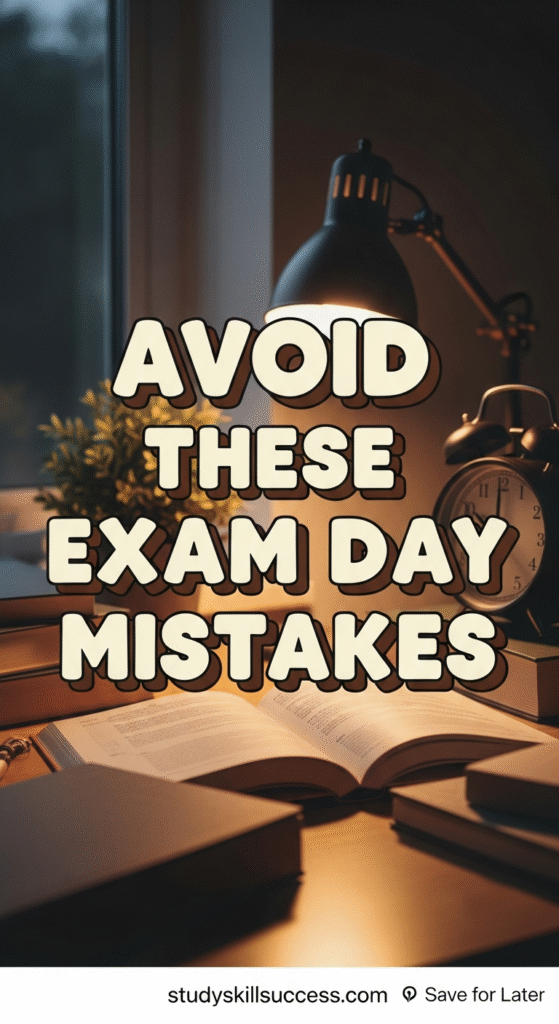 avoid these exam day mistakes