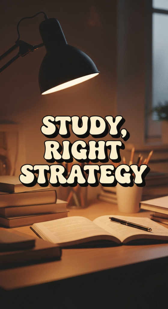 correct study strategy for higher marks