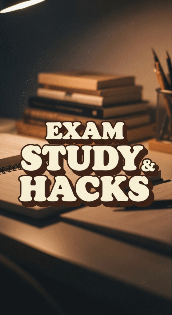 easy exam study hacks for middle school students