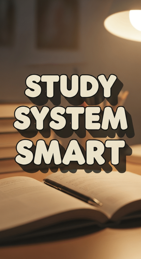 effective study system for consistency